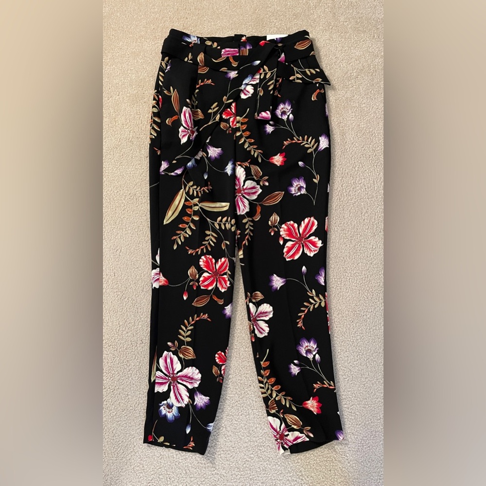 EXPRESS PRINTED HIGH RISE ANKLE DRESS PANT - NEW WITH TAGS!